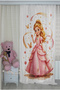 Pink Princess Butterfly Double Winged Children's Room Curtain - 2