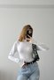 Women's Turtleneck Finger Detail Finger-Looped Blouse - 3