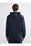 Hooded Men's Thick Zippered Sweatshirt - 4
