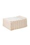 Sock Underwear Organizer Dividers,9 Cell Fabric Foldable Cabinet Closet Organizers and Storage Boxes
