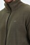 Daily Comfortable Fleece Hooded Sweatshirt Khaki - 5