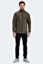 Daily Comfortable Fleece Hooded Sweatshirt Khaki - 7