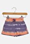 Toddlers Girl Embroidered Logo Knit Shorts, Multicolor