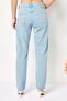 Women Boyfriend Fit Washed Non Stretchable Jeans, Light Blue - 4