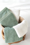 Angelina 4-Piece Bath Towel Set (50X90 Cm/70X140 cm) - Ecru / Sage - 2