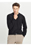 Crew Neck Standard Black Men's Sweater Ace049261479_Syh - 3