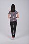 Unisex Christmas Patterned Doctor Nurse Teacher Chef Scrubs Uniform Set - 2