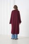Maxi Length Long Sleeve Pocketed Sporty Stylish Knitwear Jacket Suitable for Women's Hijab - 3