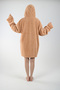 Welsoft Hooded Wearable Tv Blanket 1 Piece Unisex Plush Oversized Poncho Robe - 7