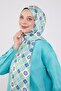 شال بنمط قطرات العشب الأخضر - 3