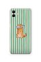Samsung Galaxy A05 Compatible Transparent Phone Case with Fish-Eyed Cat Pattern