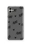 Samsung Galaxy A05 Compatible Xoxo Patterned Transparent Phone Case