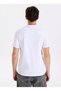 Crew Neck White Men's T-Shirt Lv04Lc240Gyaf_Ss Slim Stretch Cotto - 5