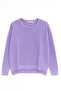 6183 Women's Nopeli Oversized Knitwear Thin Basic Sweater Lilac