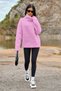 Half Turtleneck Plush Sweatshirt - 3