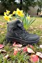 Unisex Winter Non-Slip Sole Fur Zippered Children's Boots - Black