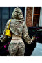 مجموعة رياضية من Restock Camouflage Baggy Alt Top (3 خيوط متقاطعة)