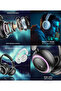 Rockerz 480 Bluetooth Over Ear Headphones, 6 Light Modes, 60 Hrs Playback - Black Sabre - 5