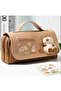Large Capacity Capybara Two-Compartment Puffy Figure Squishy Children's Pencil Case Pen Holder