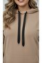 Women's Plus Size Long Sleeve Hooded Kangaroo Pocket Sweatshirt 2016 - 3