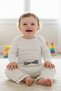 100% Cotton Baby Pants – 0-3 Months Baby Girl/Boy Gift – Elastic Newborn Pants with Ribbon