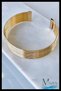 Cleopatra Gold Choker Necklace |   Influenced by Ancient Egypt |   Wideband Model |   Women's Jewelry Accessory - 2
