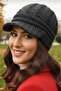 Women's Double Layered Knitted Beanie Knitwear Beanie - 4