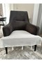 Bohemian Tassel Non-Slip White Armchair Cover, Single Sofa Cover 90X100 - 5