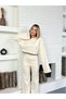 Women's Knitwear Double Set Relaxed Fit Beige