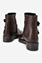 Women's Boots Brown Leather - 4