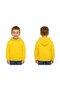 Unisex Plain Unprinted Children's Sweatshirt Hooded 3 Thread Ş Fleece-Lined Fabric