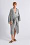 Gray Crescent Eye Kimono - 4