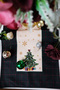 New Year 40X140Cm Woven Stain Resistant Printed Thai Feather Fabric Tablecloth Decorative Runner - 4