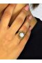 Natural Stone Moonstone Natural Stone Antique Model Women's Adjustable Ring Euy73Ay
