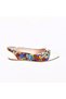 Printed Women's Ballerinas with Bow Detail - 4
