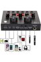 Condenser Microphone Bundle with Live Sound Card Professional Studio Mic with Adjustable Scissor Arm - 2
