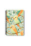 Little Birds No:2 Design Wire Spiral A5 Unlined 4-Piece Souvenir, Memory, School Notebook Set - 3