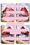 Vintage Car Farm Design Wirebound A5 Lined 4-Piece Souvenir, Memory, School Notebook Set - 8