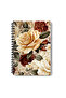 Little Birds No:1 Design Wire Spiral A5 Lined 4-Piece Souvenir, Memory, School Notebook Set - 4