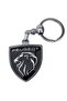 High Quality Peugeot Logo Drop Printed Black Stylish Gift Car Keychain - 2