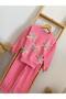 Girl's Flowery Tracksuit Set - 2