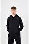 Plain Hooded Three Thread Sh Fleece-Lined Men's Tracksuit Set - 2