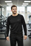 Winter Cotton Men's Tracksuit Pajama Set (Slim Fit - Straight Leg) Black - 2