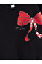 Crew Neck Printed Girl's Sweatshirt - 4