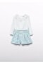 Mayoral Abel&Lula Baby Girl Skirt Set Blue