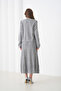 Women's Pleated Skirt Sweater Buttoned Suitable for Hijab Knitted Sweater Skirt Jacket Set - 4