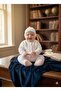 0-6 Months Baby Knitwear Four-Piece Set |   Cardigan, Pants, Hat, Booties Set Winter Gift Bodysuit Tkm - 5