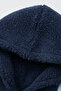 Men's Hooded Polar Sherpa Lamb Fabric Inside İ Fleece-Lined Hooded Sweatshirt Sherpa-Kap - 4