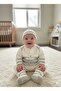 0-6 Months Baby Knitwear Four-Piece Set |   Cardigan, Pants, Hat, Booties Set Winter Gift Bodysuit Tkm - 5