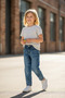 Girl's Boyfriend Mom Fit Standard Leg Jeans - 3